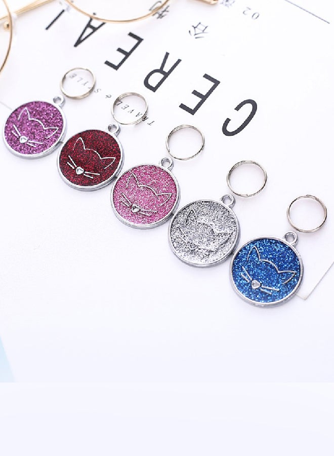 Zinc Alloy Pet ID Tag Silver 3x3x0.8cm - Image 1