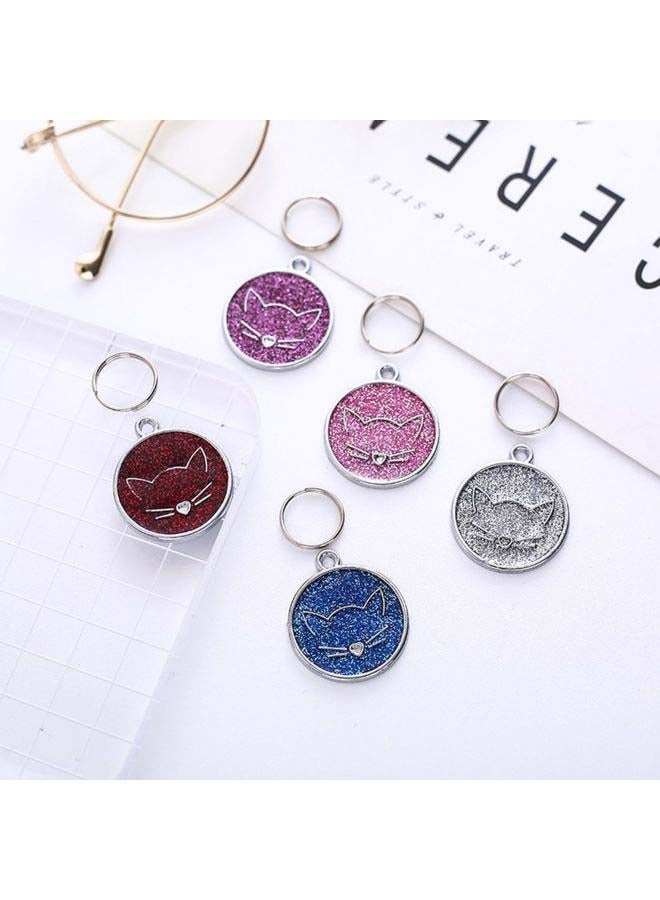 Zinc Alloy Pet ID Tag Silver 3x3x0.8cm - Image 3