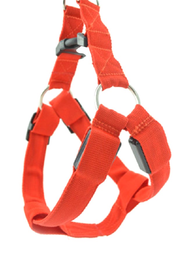 Generic LED Pet Harness Vest Rope Dog Chest Leash Red 15x15x1cm  - Image 1