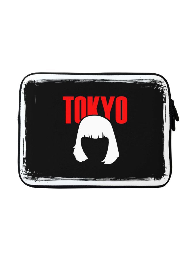 Stylizedd Tokyo Printed Carrying Sleeve With Strap For Apple MacBook 15 inch Black/White - Image 1