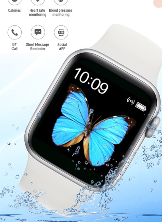 Generic - T500 Series 5 Intelligent Smart Watch White - Image 1