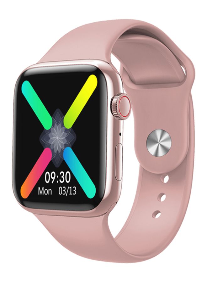 ساعة ذكية لمراقبة معدل ضربات القلب طراز W98 وردي/أسود - Image 1