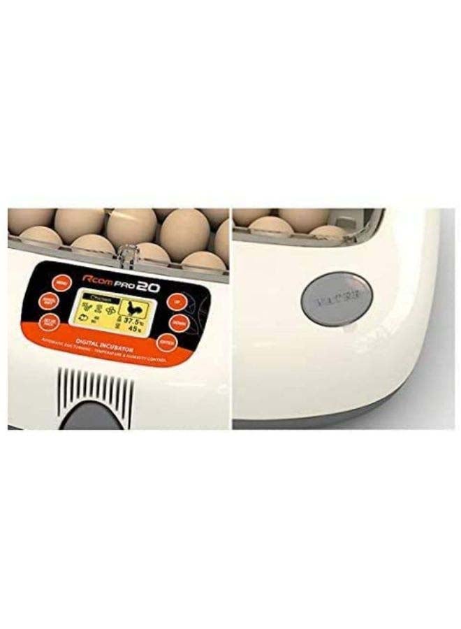 أر كوم حاضنة بيض بشاشة LCD بقدرة 48 وات 48.0 W PX-20 أبيض  - Image 3