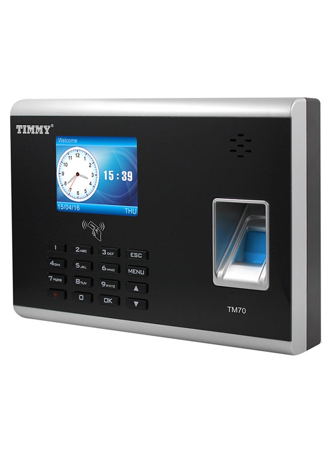 Timmy Intelligent Biometric Fingerprint Attendance Machine Black  - Image 1