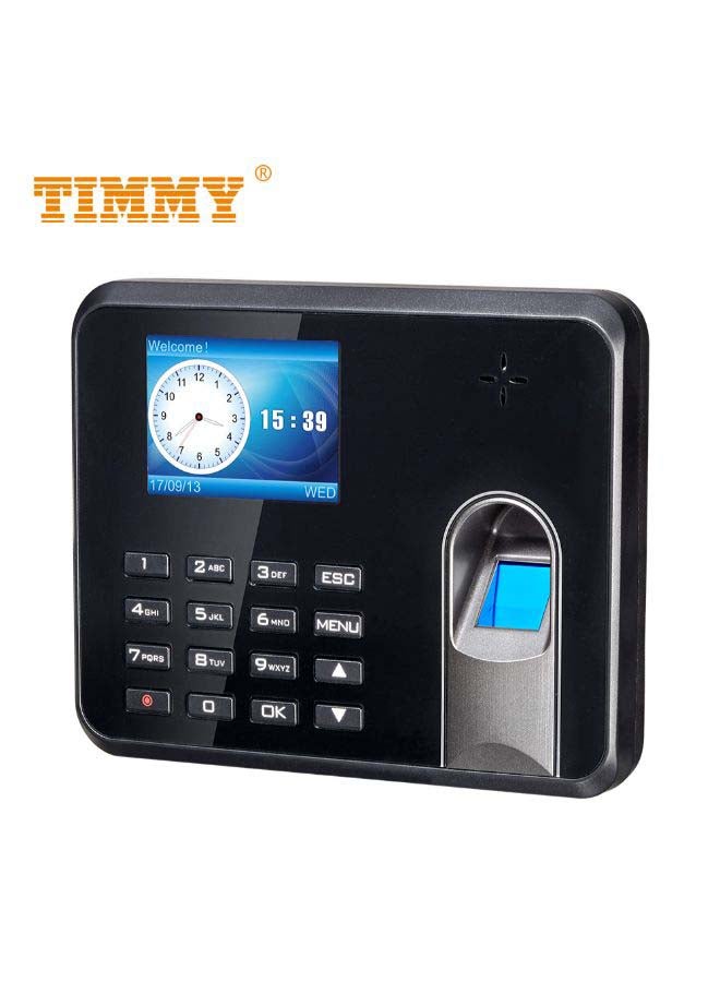 تيمي جهاز بصمة الإصبع لتسجيل الحضور بالقياس الحيوي الذكي أسود - Image 2