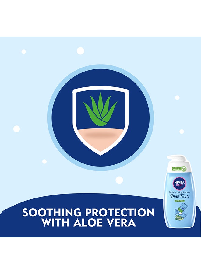 نيفيا مجموعة لوشن مايلد تاتش للأطفال بخلاصة الصبار من عبوتين - Image 4