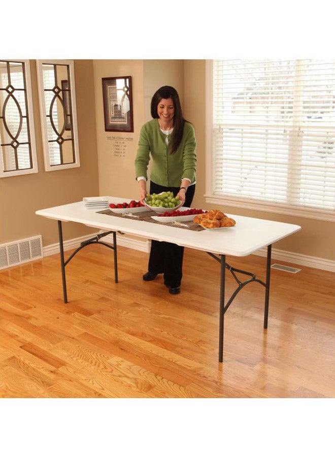 Lifetime - Adjustable Fold-In-Half Table 182.7x76.2x73.5cm - Image 1