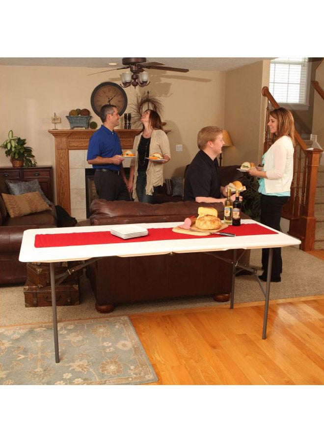 Lifetime - Adjustable Fold-In-Half Table 182.7x76.2x73.5cm - Image 1