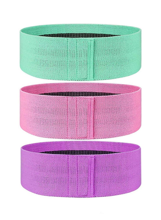 3-Piece Resistant Exercise Band Set 15x3.15inch - Image 1