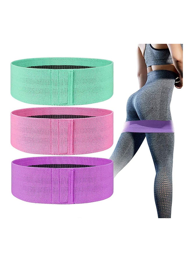 3-Piece Resistant Exercise Band Set 15x3.15inch - Image 5