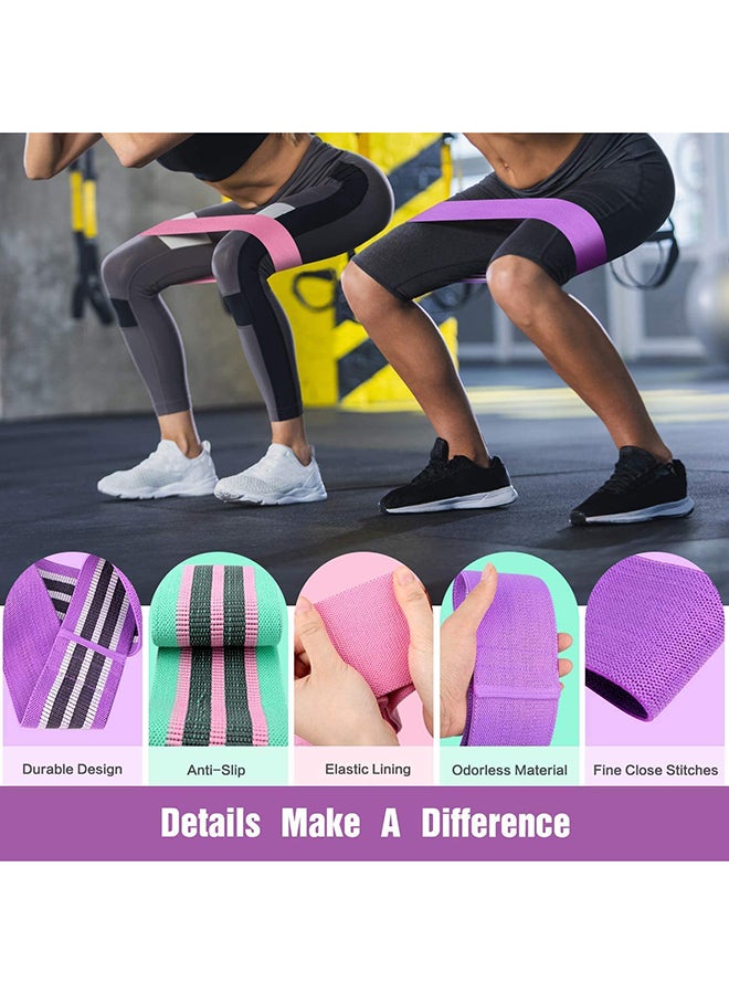 3-Piece Resistant Exercise Band Set 15x3.15inch - Image 2
