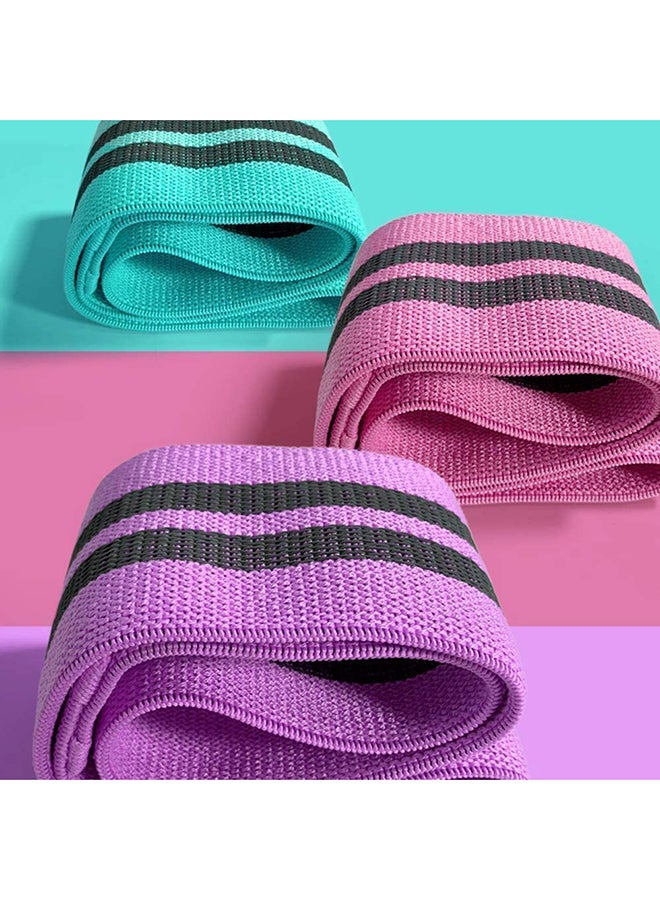 3-Piece Resistant Exercise Band Set 15x3.15inch - Image 3