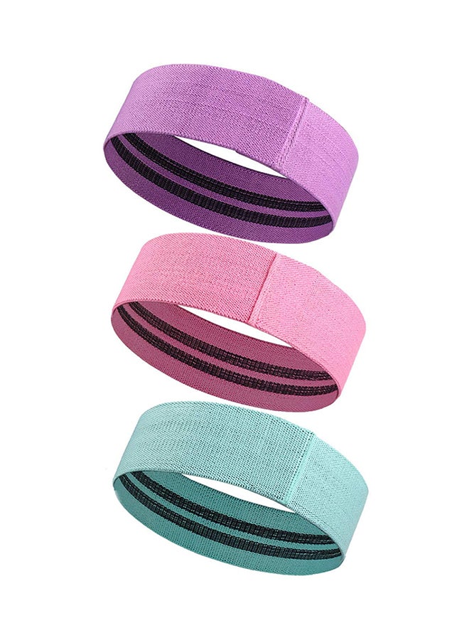 3-Piece Resistant Exercise Band Set 15x3.15inch - Image 1