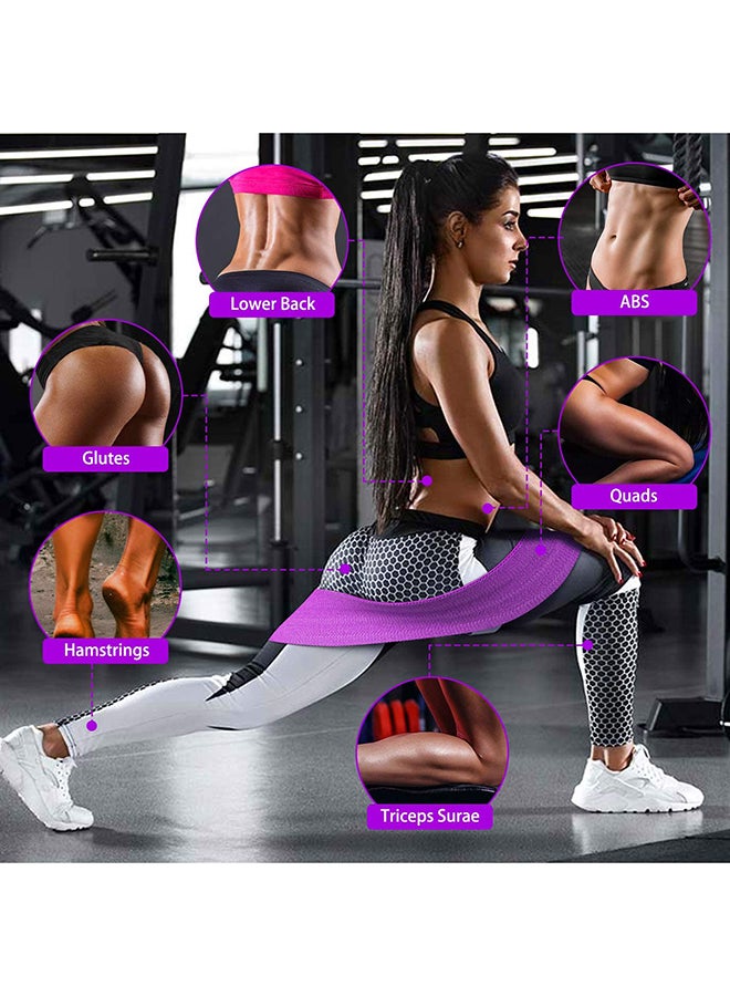 3-Piece Resistant Exercise Band Set 14.5x3.3inch - Image 3