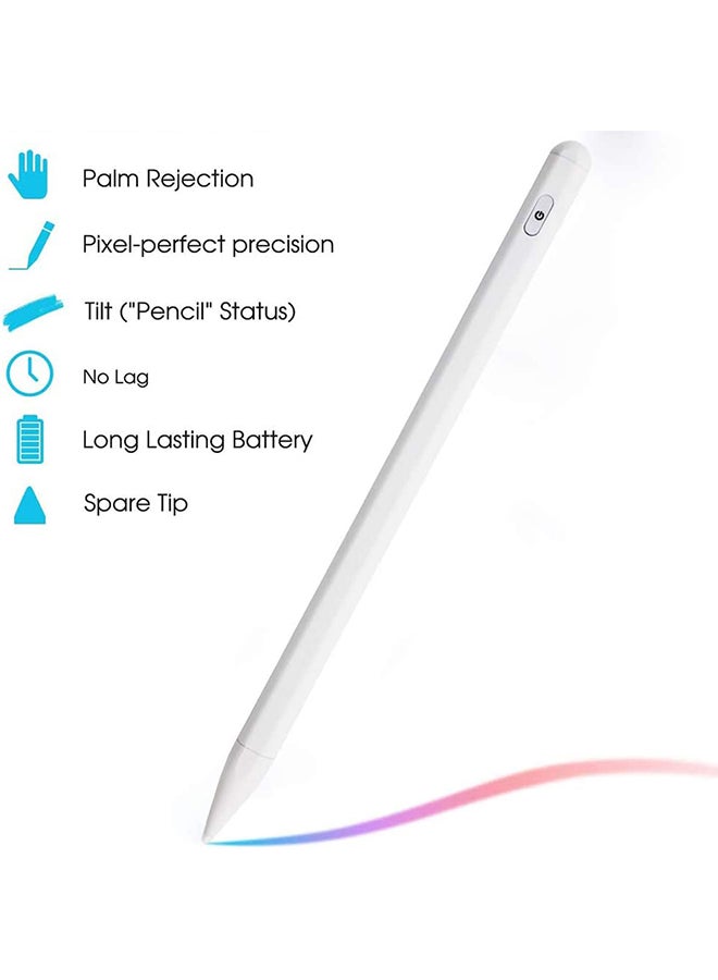 Generic - Stylus Pen For iPad With Palm Rejection White - Image 1