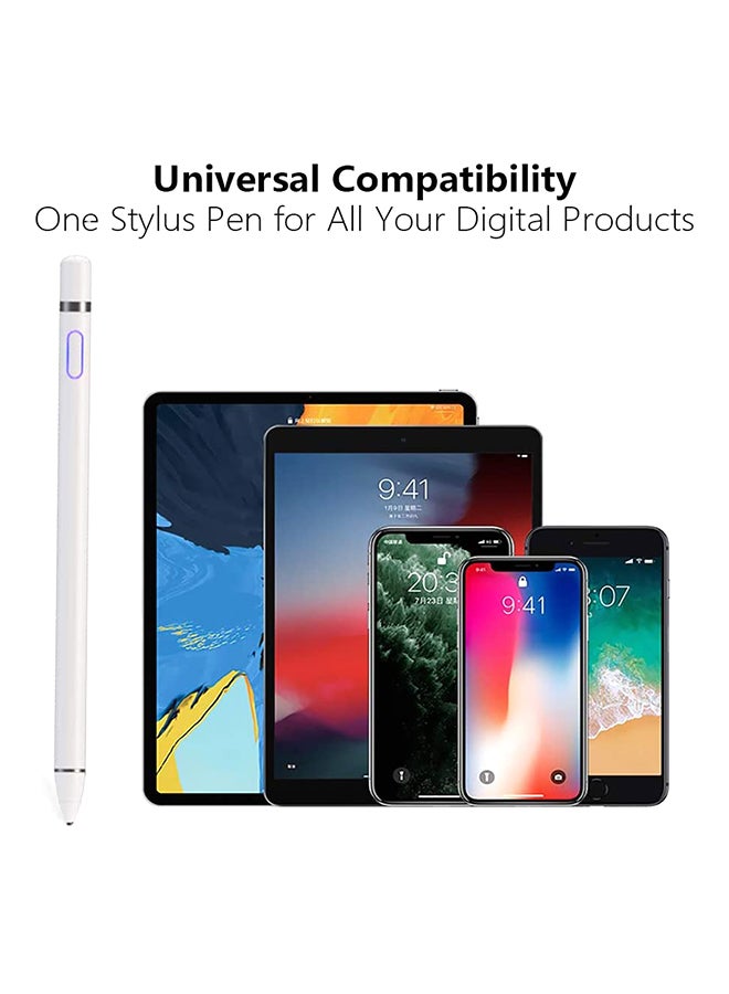 Stylus Pen For Touch Screens White - Image 4