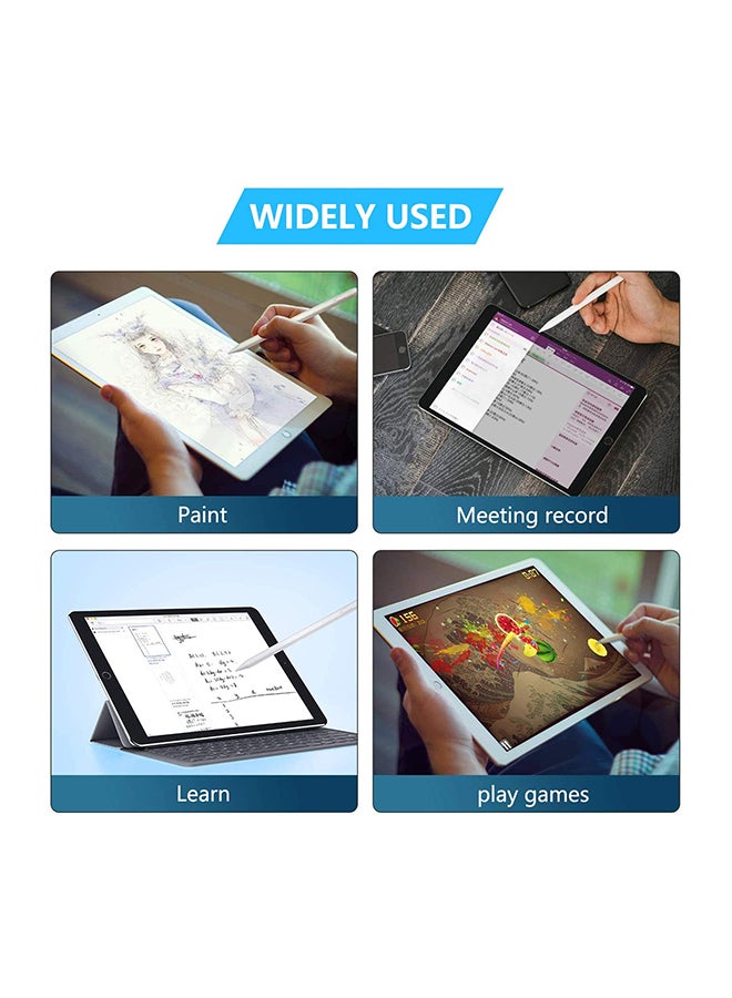 Stylus Pen For iPad With Palm Rejection White - Image 3