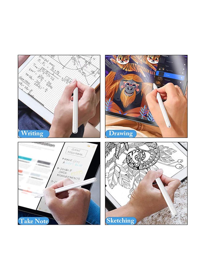 Stylus Pen For iPad With Palm Rejection White  - Image 4