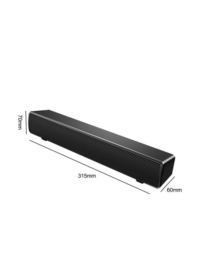 SADA USB Stereo Soundbar V-103 Black - Image 2