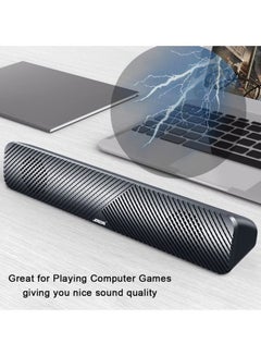 صدى ساوند بار ستيريو USB V-108 أسود  - Image 5