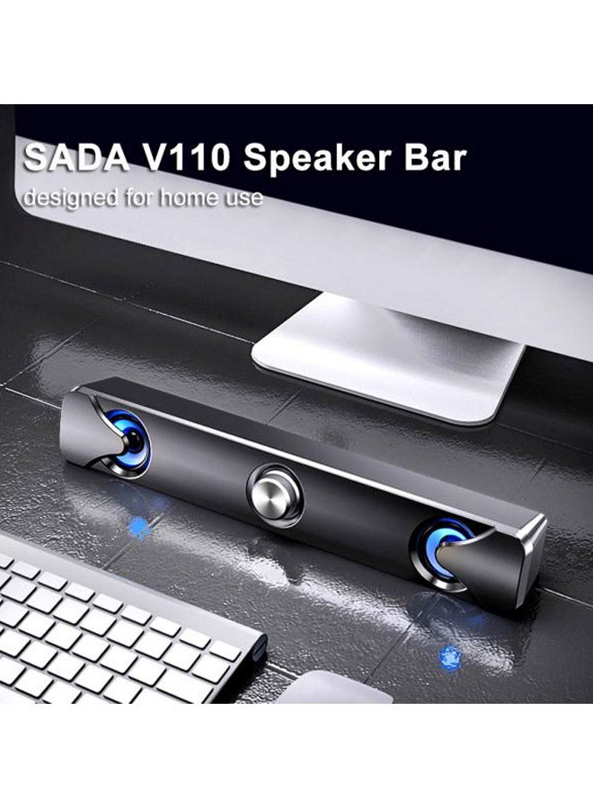 صدى ساوند بار سلكي V110 أسود  - Image 3