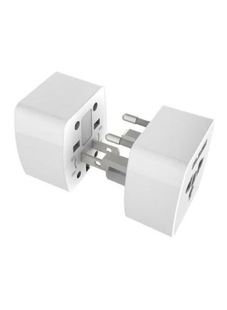 Universal Conversion Plug for Travel Adaptor Connect to The Worldwide Charger Plug US/AU/EU/UK White - v1602499966/N40931582A_1