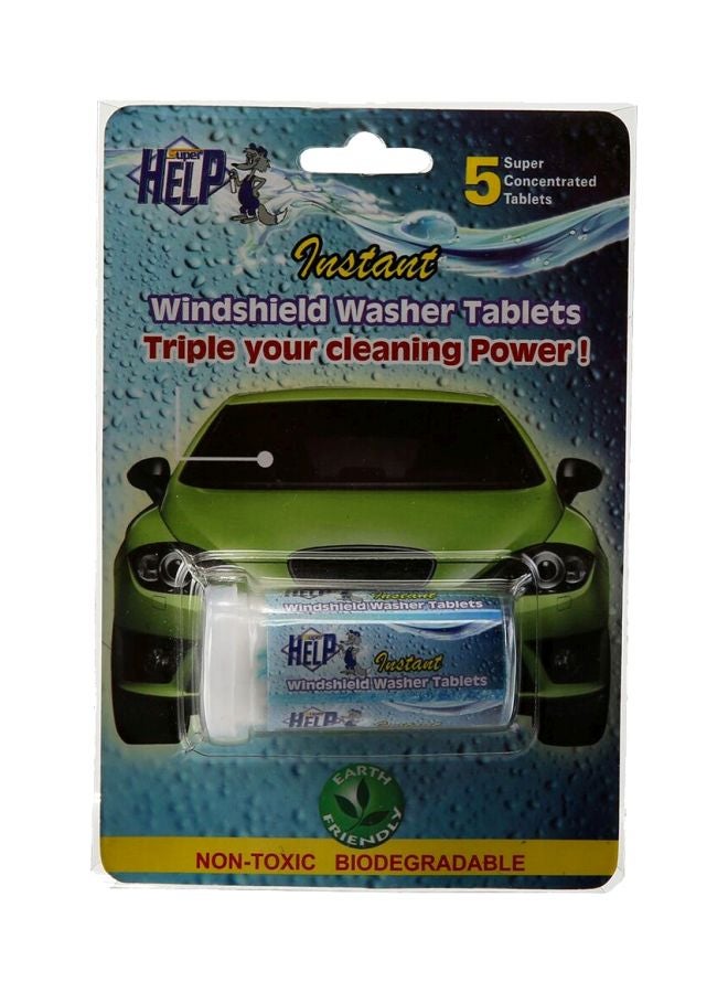 SUPER HELP 5-Piece Windshield Washer Tablet 
