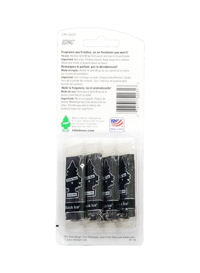 ليتل تريز مجموعة معطر جو فينت راب من 4 قطع - بلاك آيس - Image 2