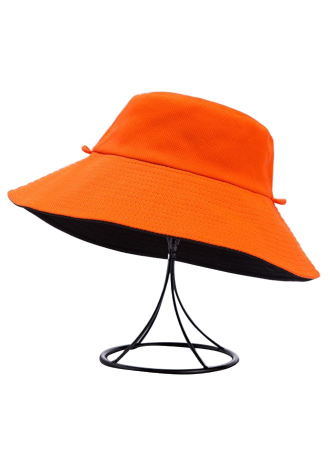Single Colored Sun Hat Orange - Image 1