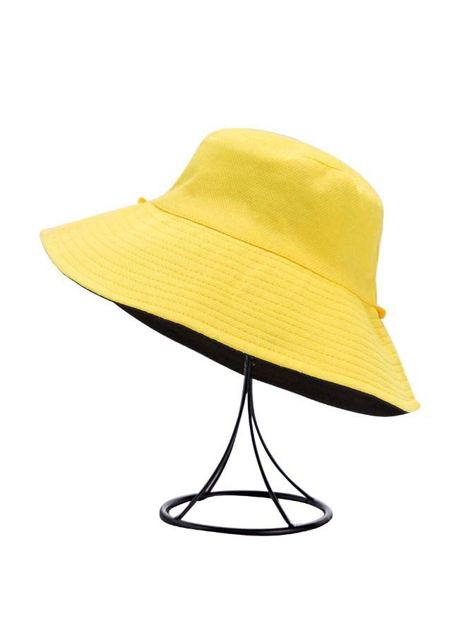 Single Colored Sun Hat Yellow - Image 2