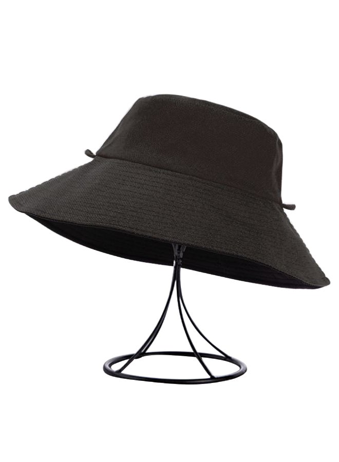 Single Colored Sun Hat Black - Image 1