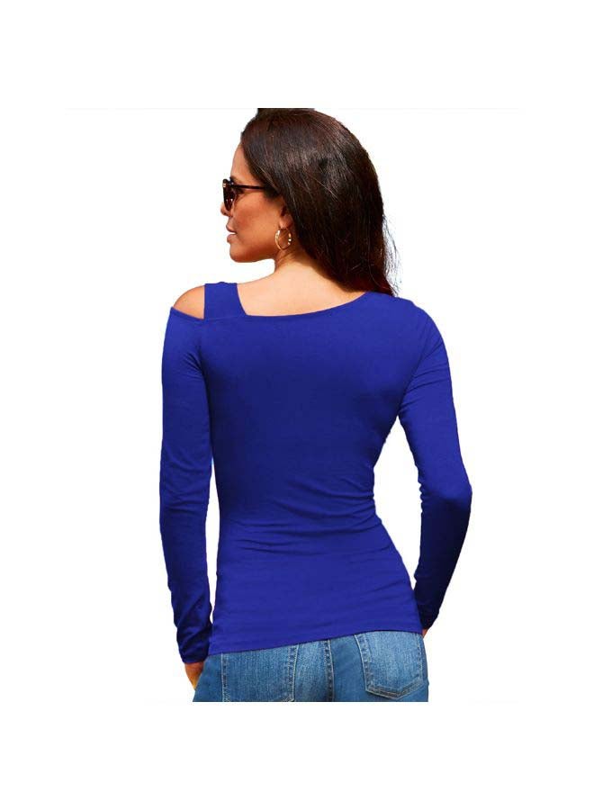 Long Sleeves T-Shirt Blue - Image 2