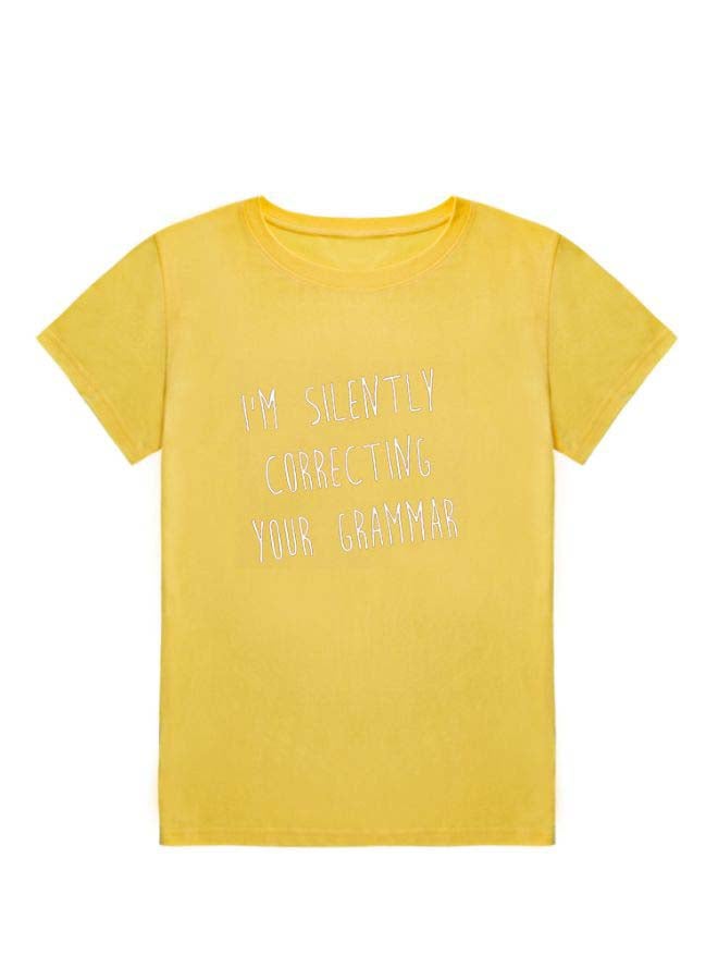 Cotton Cool T-Shirt Yellow  - Image 1