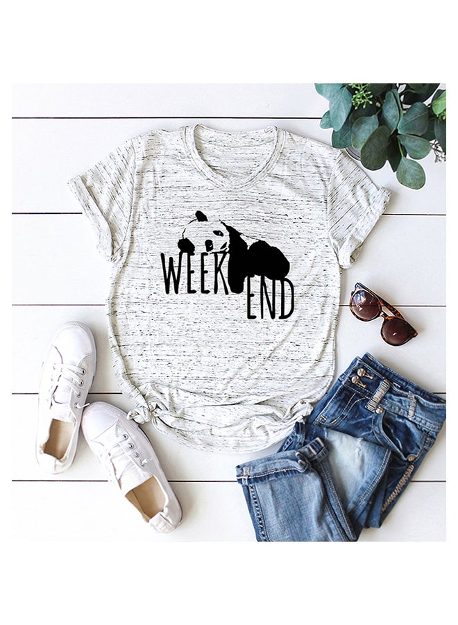 Cotton Cool T-Shirt Light Grey  - Image 2