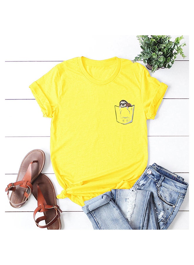 Cotton Cool T-Shirt Yellow  - Image 1