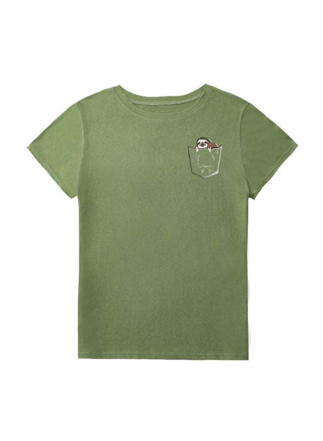 Cotton Cool T-Shirt Army green  - Image 1