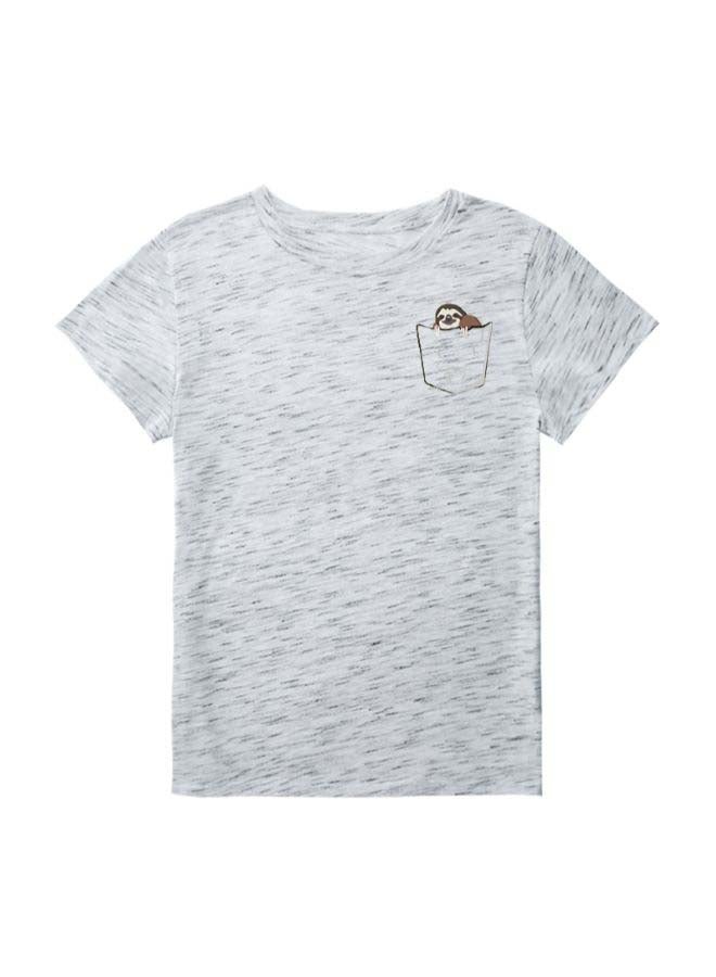 Cotton Cool T-Shirt Light Grey  - Image 1