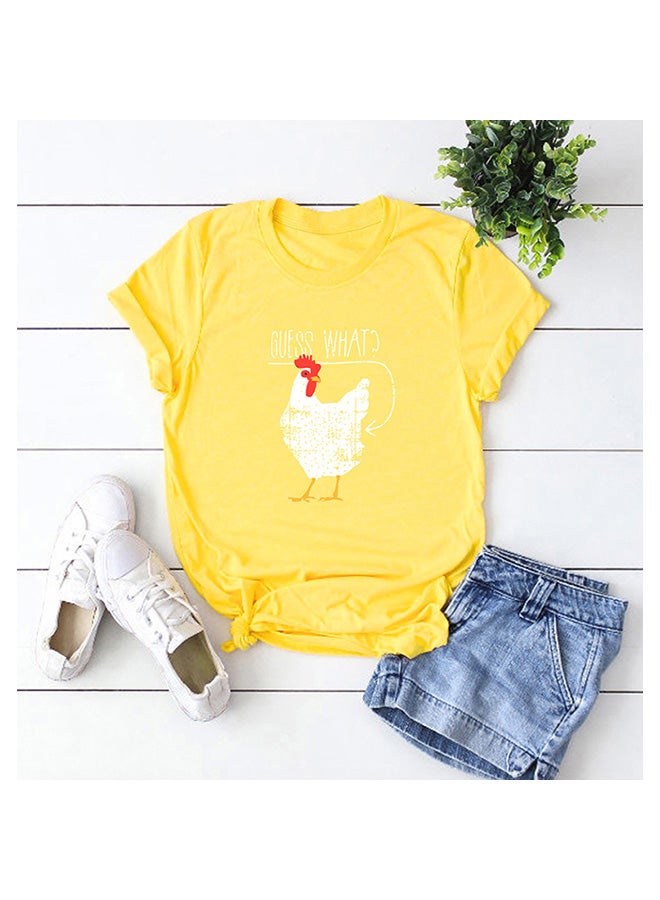 Cotton Cool T-Shirt Yellow  - Image 2