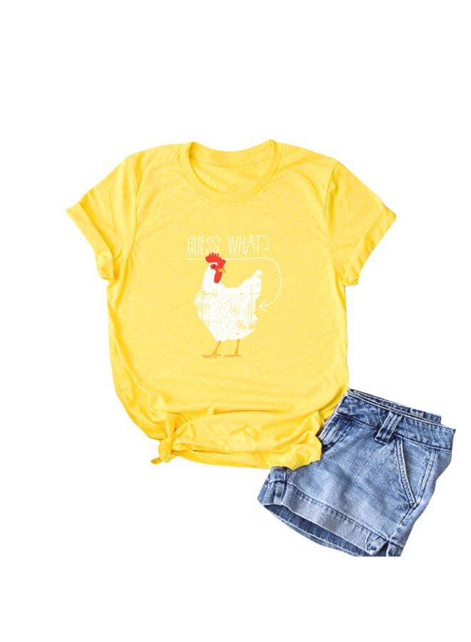 Cotton Cool T-Shirt Yellow  - Image 1