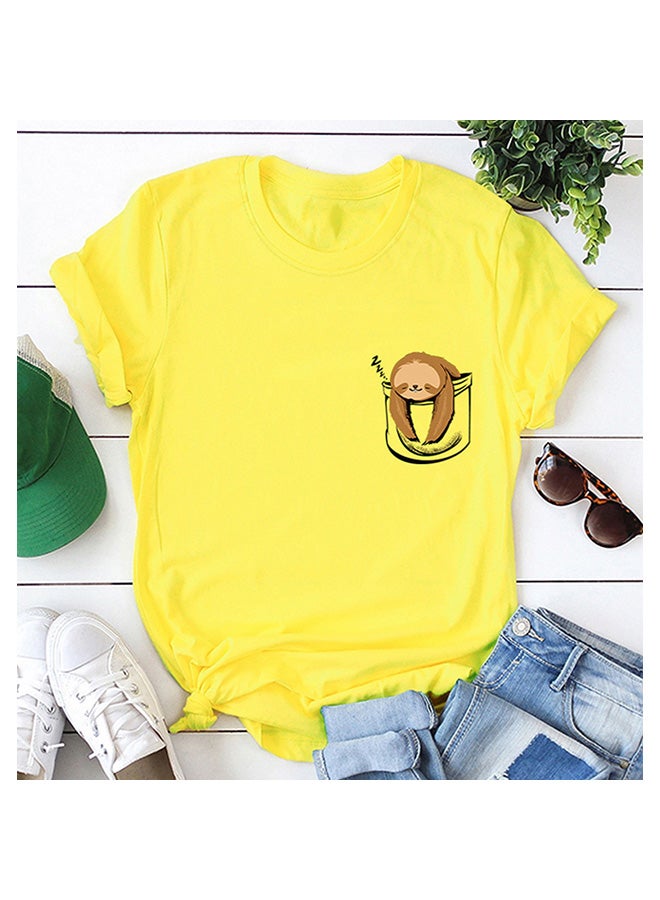 Cotton Cool T-Shirt Yellow  - Image 1