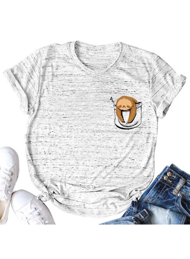 Cotton Cool T-Shirt Light Grey  - Image 1