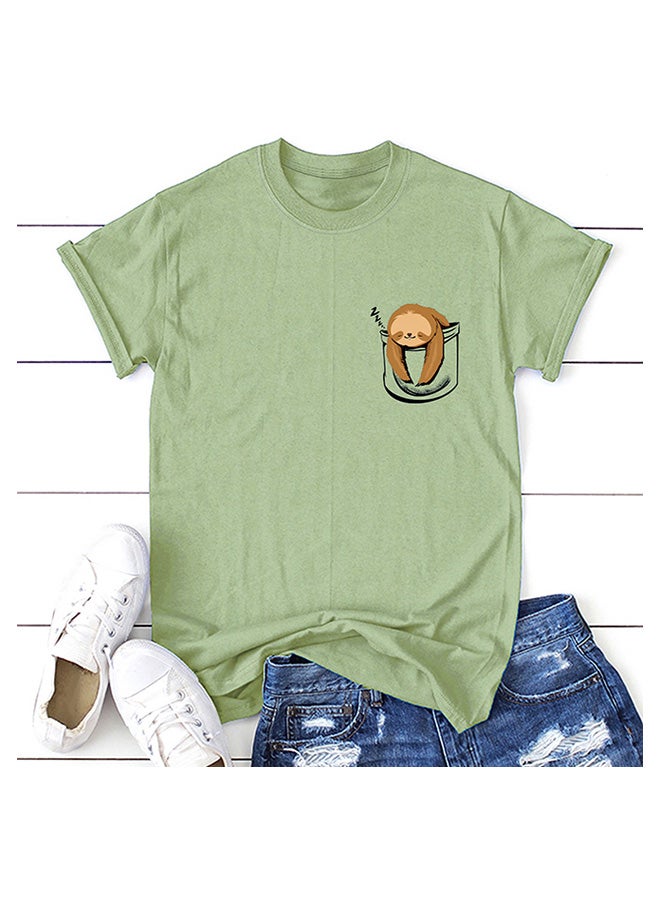 Cotton Cool T-Shirt Dark green  - Image 2