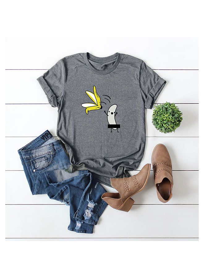 Cotton Cool T-Shirt Dark Grey  - Image 1