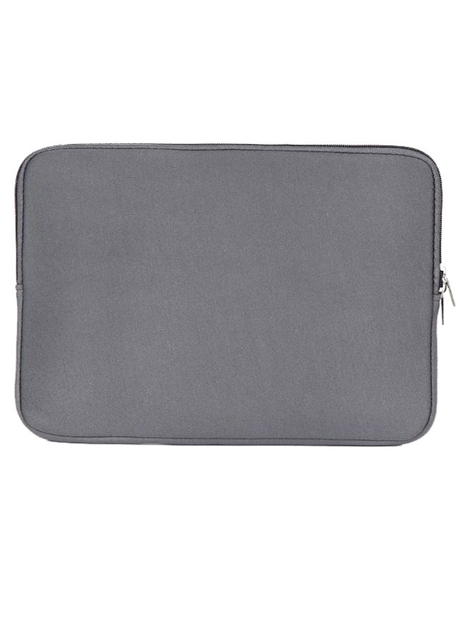 Lss Portable Zipper Soft Laptop Sleeve Grey