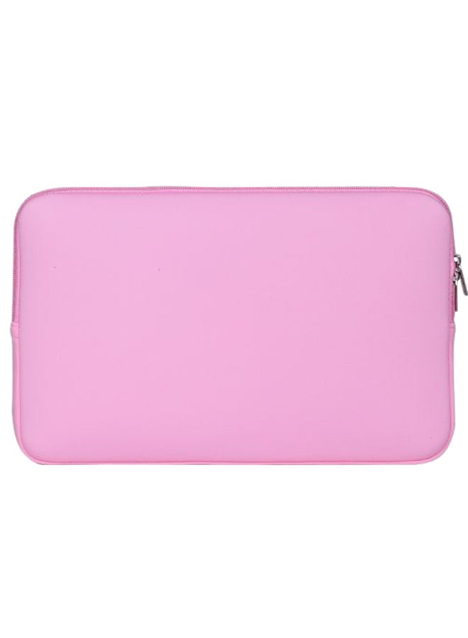 Lss Portable Zipper Soft Laptop Sleeve Light Pink