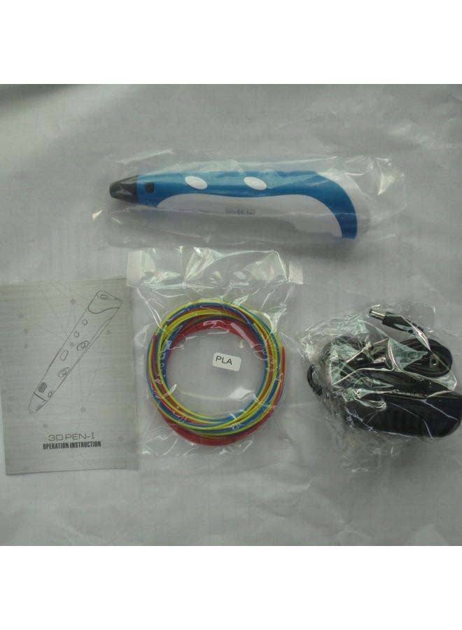 3D Print Pen Children'S Holiday Gift Children'S Toy Three-Dimensional Painting blue - Image 2
