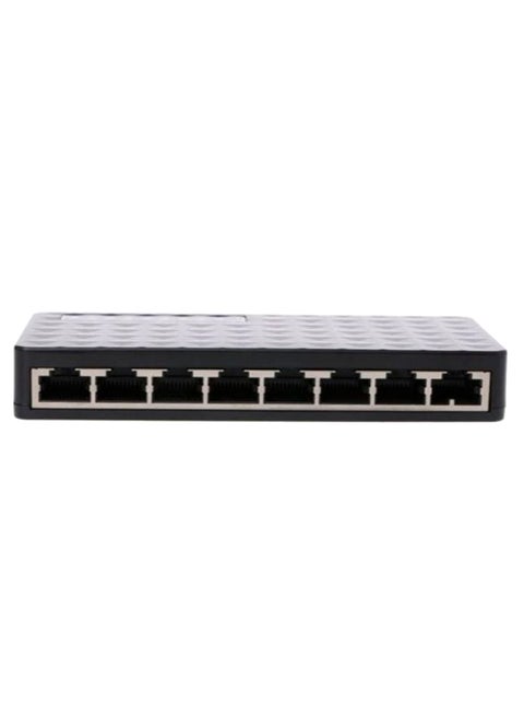 Mini Ethernet Network Desktop Switch 8 Port 10/100Mbps Lan Fast Internet Hub Black