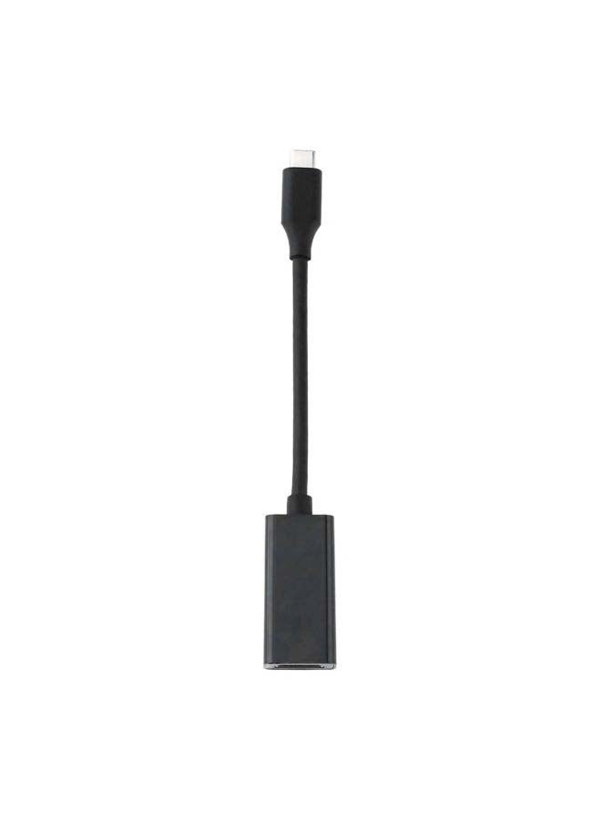 كابل محول من منفذ USB-C Type C إلى HDMI أسود - Image 1