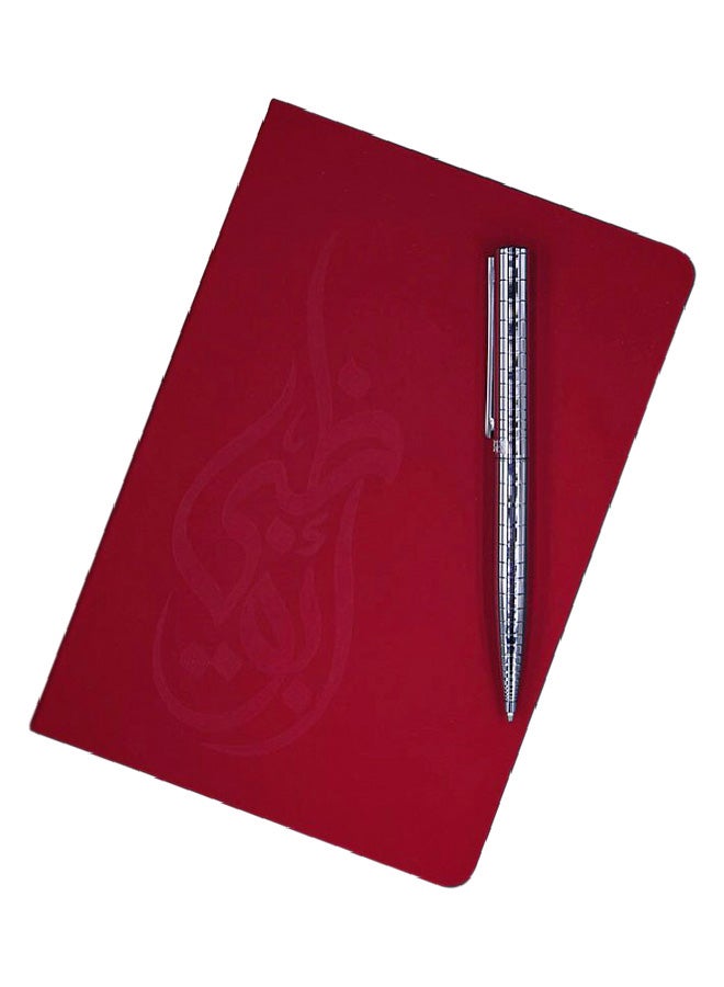 روفاتي دفتر ملاحظات داخلي AD أحمر/أبيض - Image 1