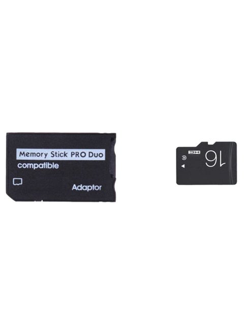 PSP Memory Stick Single Card Holder Black